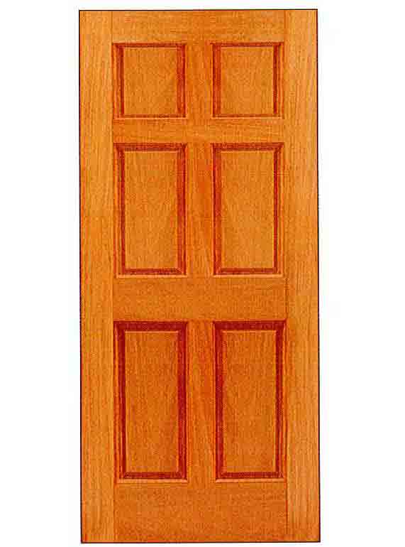 6 Panel Basic Entry Wine Cellar Door