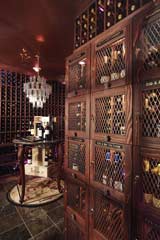 Wine storage lockers