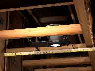 lighting installed in the soffit