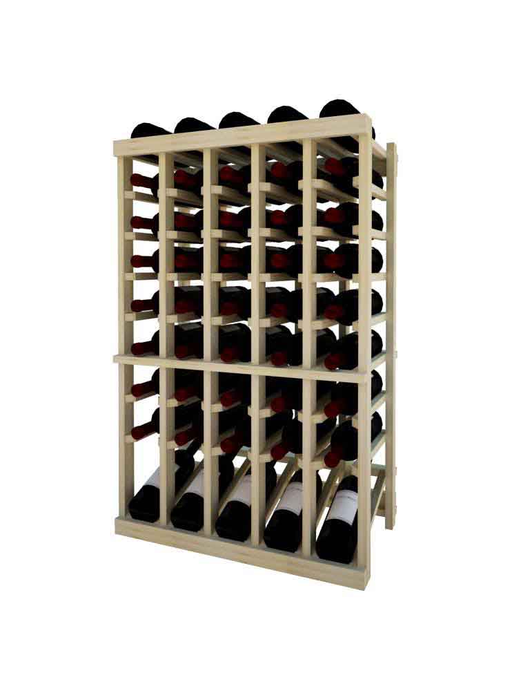 Vintner Series Wine Rack Individual Bottle 5 Column Top Stack With Lower Display Vintner Series Wine Rack Individual Bottle 5 Column Top Stack With Lower Display