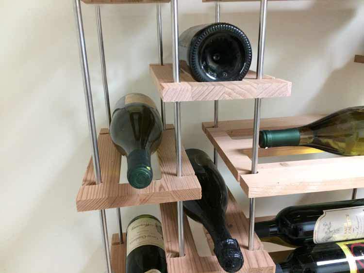 Modern Wine Cellar Series Close Up
