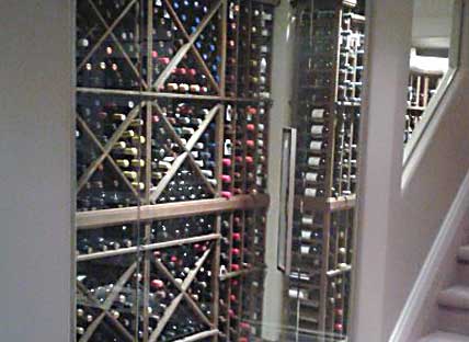 Glass Enclosed Wine Rack - 272107