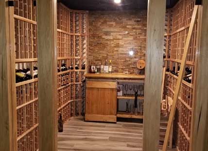 Glass Enclosed Wine Rack - 309831