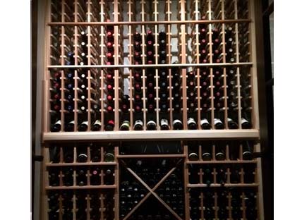 Designer Allheart Redwood Wine Cellar - 304060