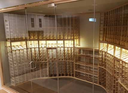 Glass Enclosed Wine Rack - 274213
