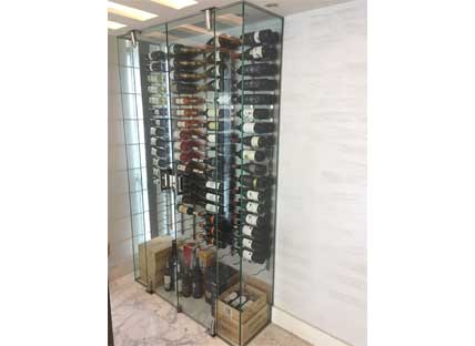 Glass Enclosed Wine Rack - 288856