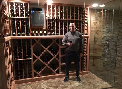 Glass Enclosed Wine Rack - 298613