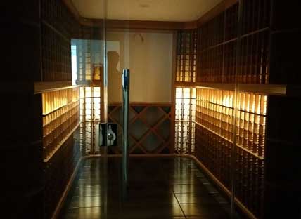 Glass Enclosed Wine Rack - 262872