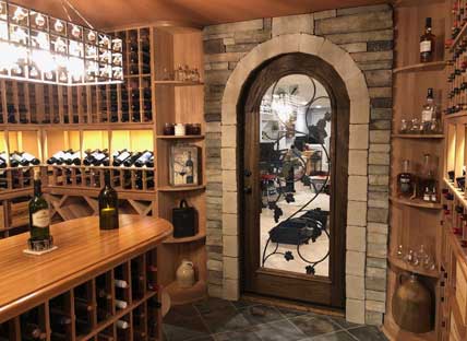 Glass Enclosed Wine Rack - 173987