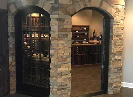Glass Enclosed Wine Rack - 292051