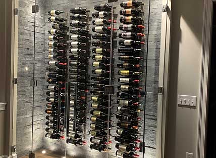 Glass Enclosed Wine Rack - 311849