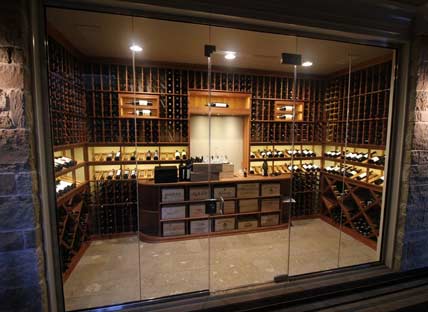 Glass Enclosed Wine Rack - 268966