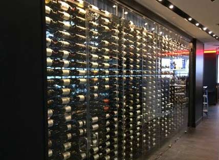 Glass Enclosed Wine Rack - 278802