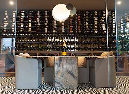 Glass Enclosed Wine Rack - 302008