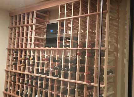 Glass Enclosed Wine Rack - 309830