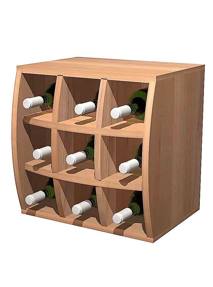 Convex Curvy Wine Cube Holder Cubes Convex Curvy Wine Cube Holder, Modular Wine Storage Cubes
