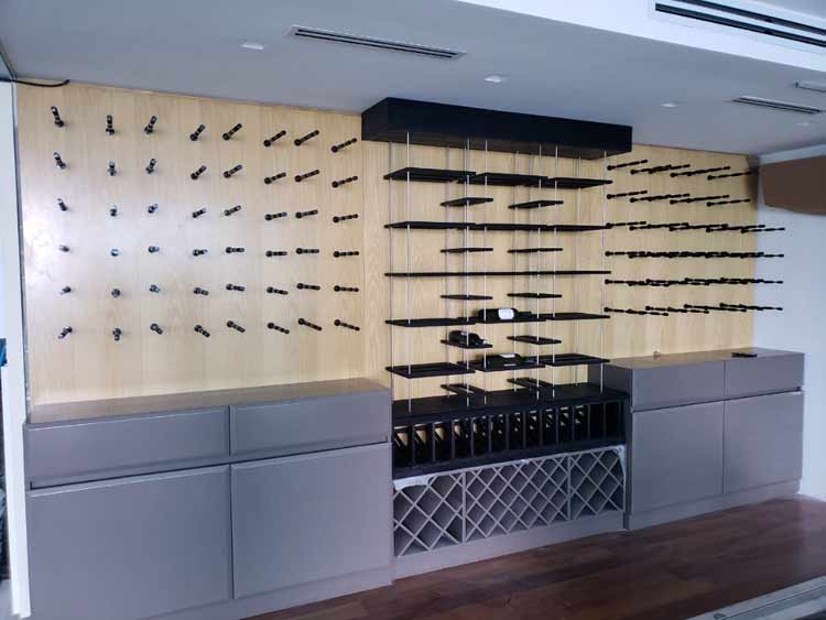 Modern Wine Cellar Series Midnight Black