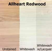 Allheart Redwood whitewash stain