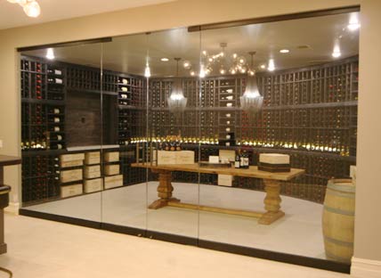 Glass Wine Cellars Glass Wine Cellar Design Buy Wine