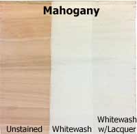 Prime Mahogany whitewash stain