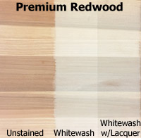 Premium Redwood whitewash stain