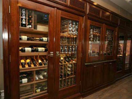 refrigerated wine cabinets and wine rack furniture