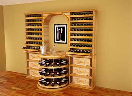 Bulk Storage Wine Rack
