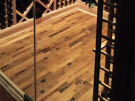 Wine Cellar Decorative Flooring Wine Barrel Flooring