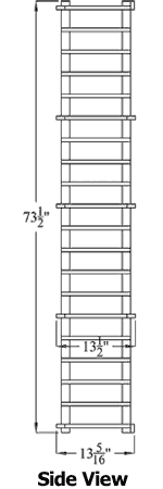 full depth rack side view