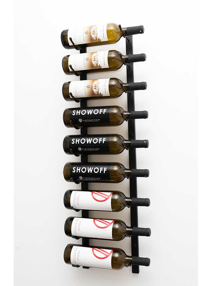 Vintageview 3 Ft Wall Mount Metal Wine Rack Vintageview 3 Ft Wall Mount Metal Wine Rack