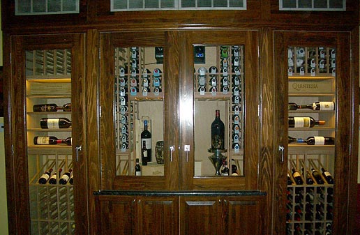 Custom Wine Cabinets Built In Custom Wine Cooler Cabinet